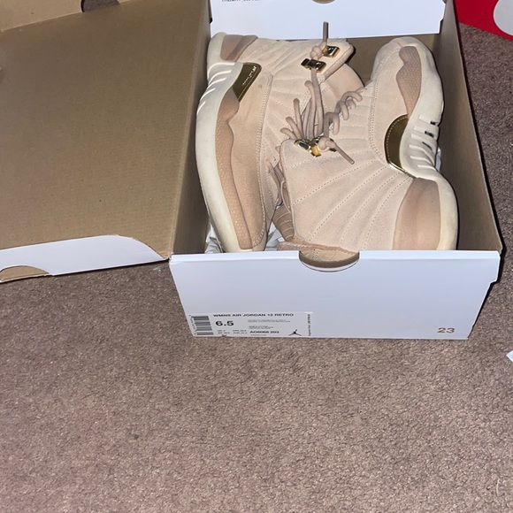 Women’s Air Jordan 12 Retro “Vachetta Tan” Size 6.5 With Original Box - Picture 7 of 9